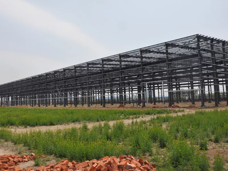 Prefab इस्पात धातु गोदाम भवन