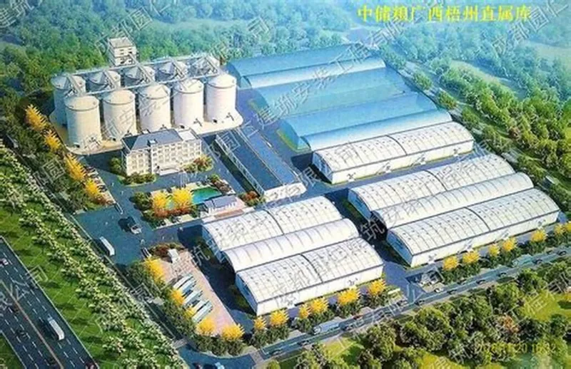 स्टिल संरचना अन्न भण्डारण डिपो